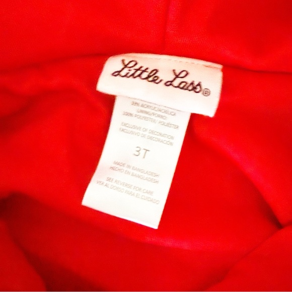 Little Lass Faux Fur Reindeer Coat 3T Christmas - Picture 2 of 5